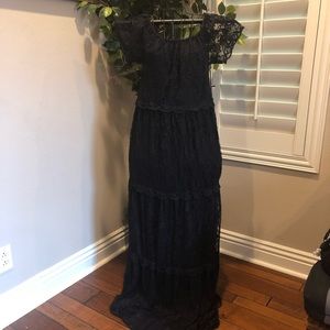 Nightcap Clothing lace maxi dress